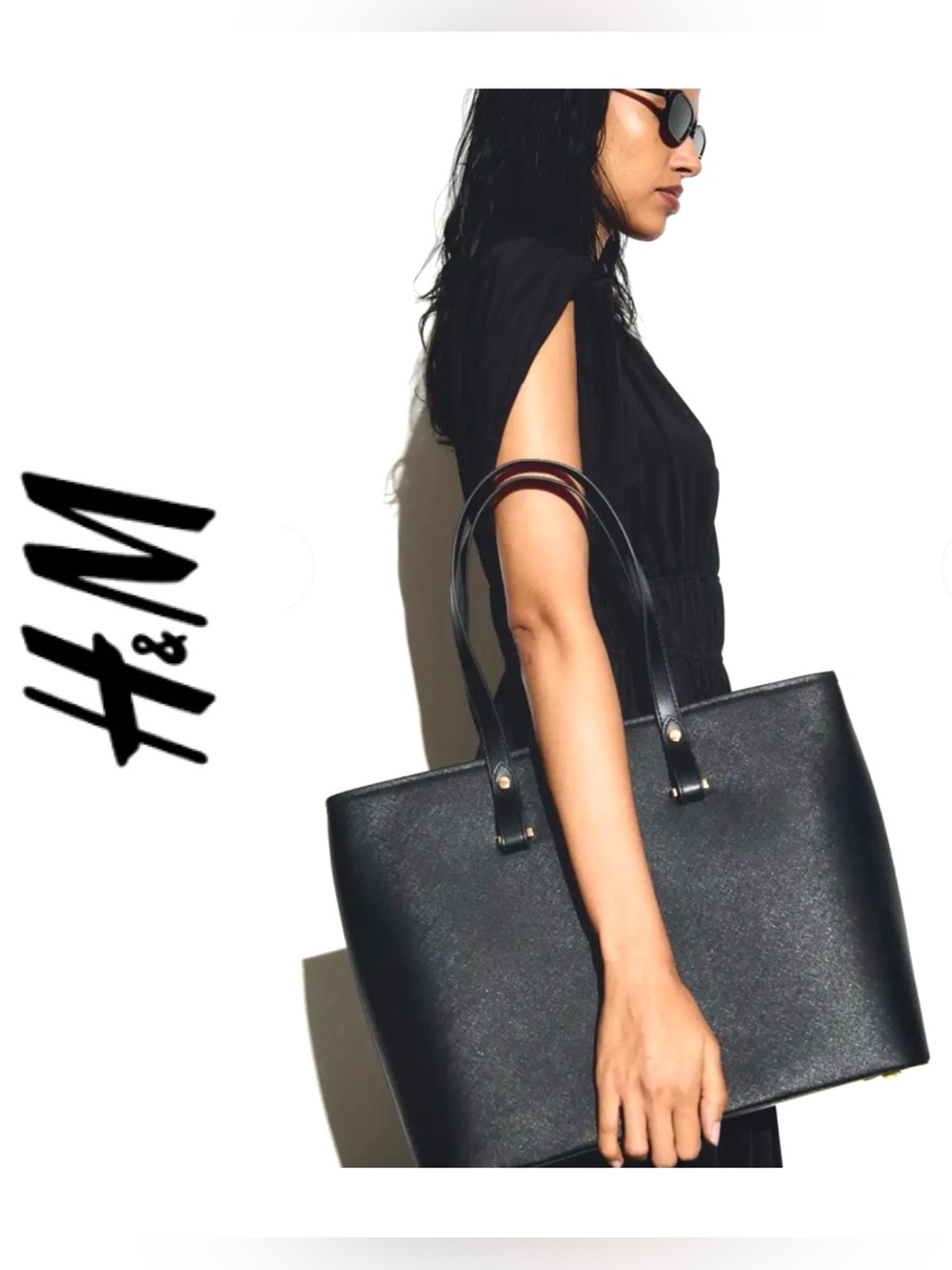 H&M Black Tote Bag, Never Used